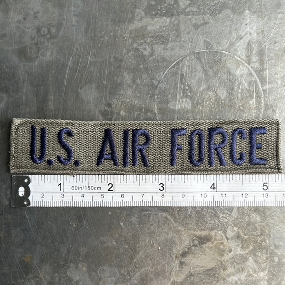U.S. AIR FORCE embroidered tape patch - vintage - Picture 8 of 10